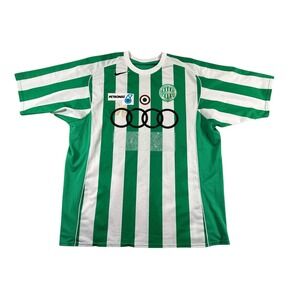 Nike Ferencvarosi Torna Club Jersey Mens XL Green Short‎ Sleeve Distressed